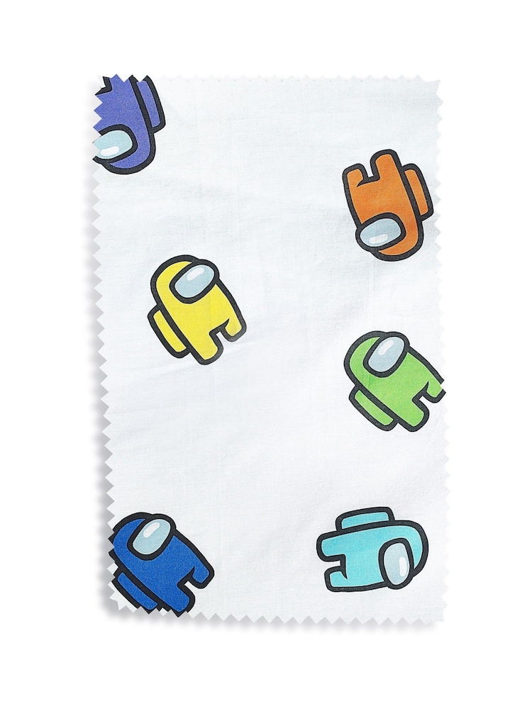 Among Us White Reversible 100% Cotton Duvet Cover And Pillowcase Set - Image 9 of 10