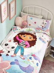 Gabby's Dollhouse White Character License Duvet Cover And Pillowcase Set - Image 1 of 11