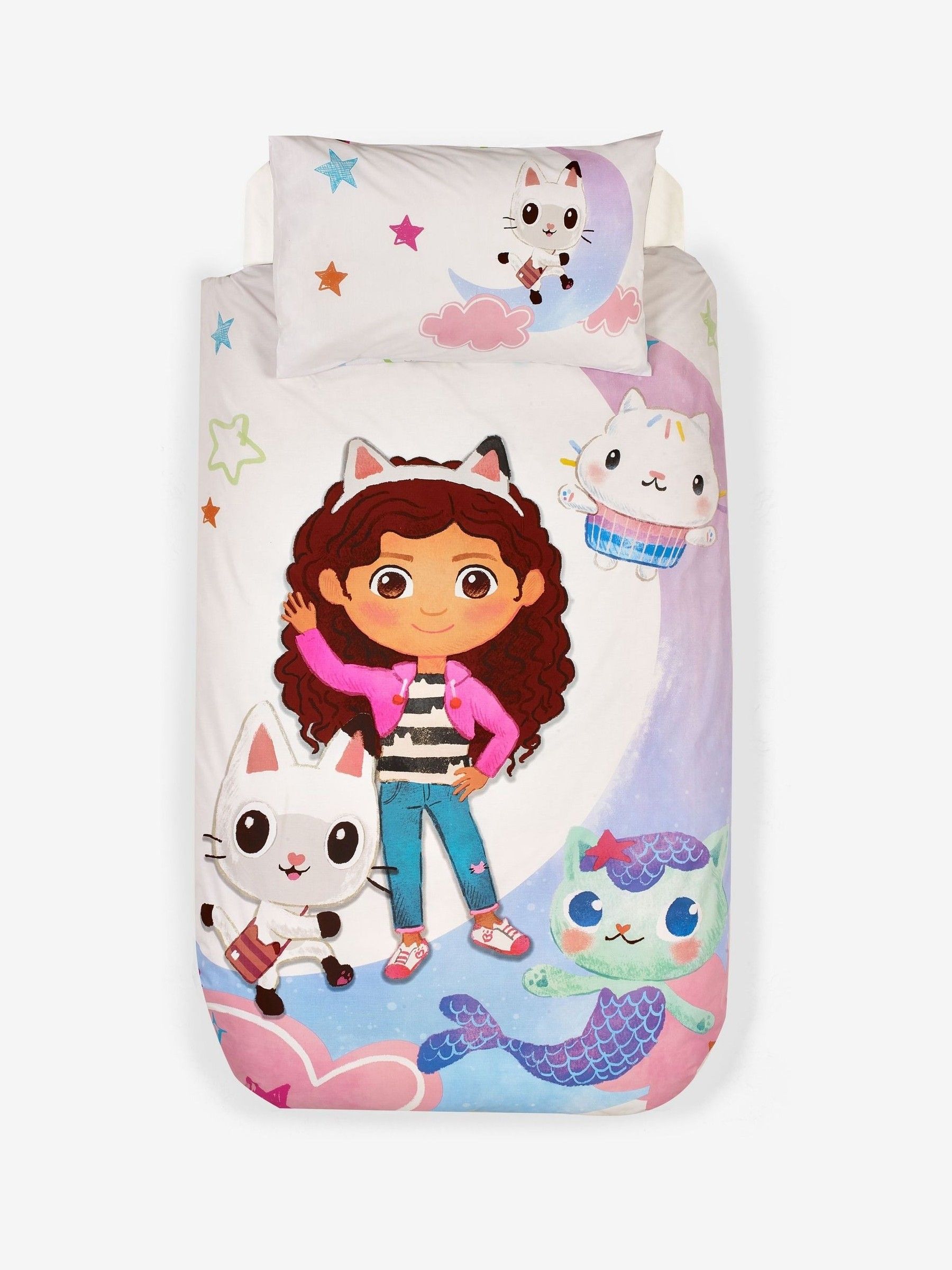 Buy Gabby s Dollhouse White Character License Duvet Cover And Pillowcase Set from Next USA
