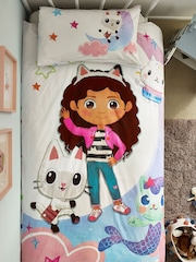 Gabby's Dollhouse White Character License Duvet Cover And Pillowcase Set - Image 5 of 11