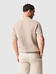 Rodd & Gunn Natural Amberley Knit Polo Shirts - Image 2 of 5