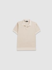 Rodd & Gunn Natural Amberley Knit Polo Shirts - Image 4 of 5
