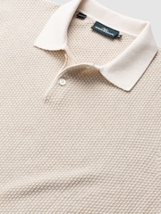 Rodd & Gunn Natural Amberley Knit Polo Shirts - Image 5 of 5