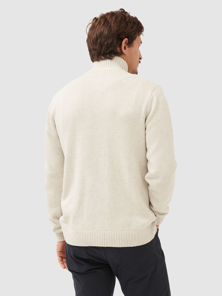 Rodd & Gunn Cream Merrick Bay Knit Jumper - Image 2 of 5