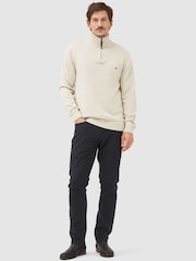 Rodd & Gunn Cream Merrick Bay Knit Jumper - Image 3 of 5