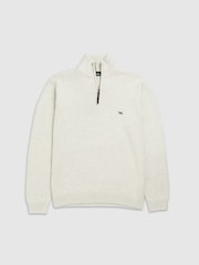 Rodd & Gunn Cream Merrick Bay Knit Jumper - Image 4 of 5