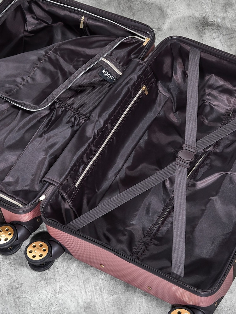 Rock Luggage Vintage Medium Suitcase - Image 5 of 6