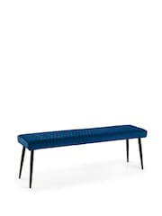 Julian Bowen Blue Luxe Low Bench - Image 2 of 3