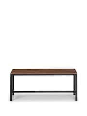 Julian Bowen Walnut Tribeca Bench - Image 3 of 4