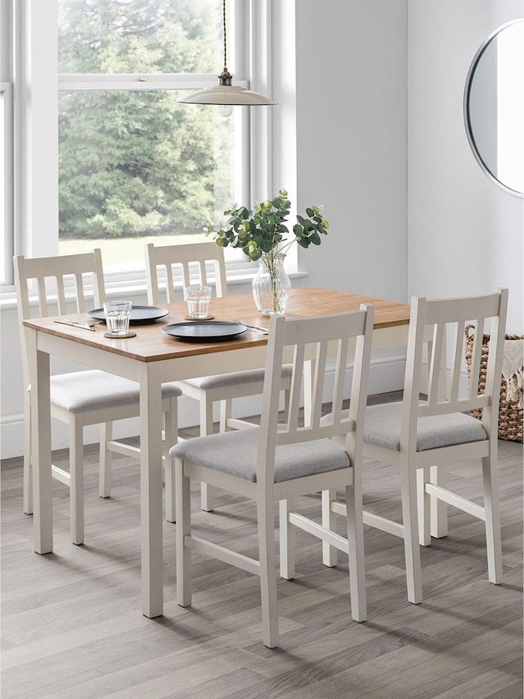 Julian Bowen Ivory Coxmoor Rectangular Dining Table - Image 1 of 4