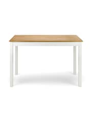 Julian Bowen Ivory Coxmoor Rectangular Dining Table - Image 3 of 4