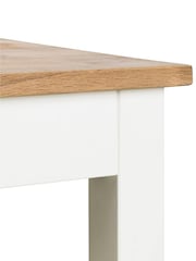 Julian Bowen Ivory Coxmoor Rectangular Dining Table - Image 4 of 4