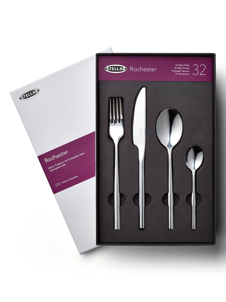Stellar Silver Rochester 32 Piece Cutlery Set - Image 2 of 3