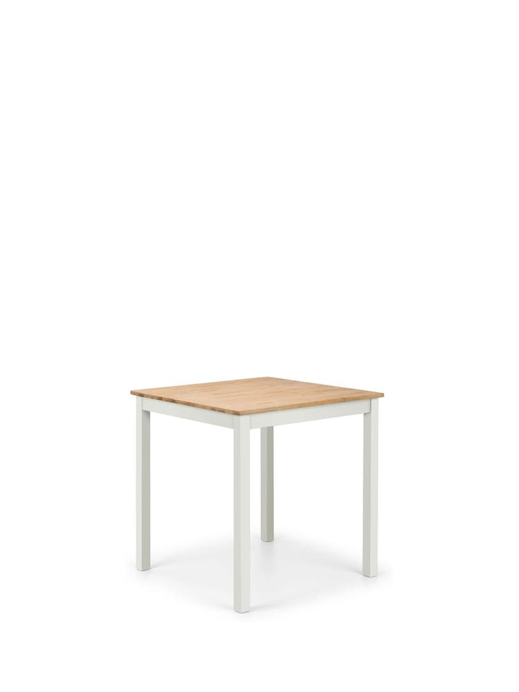 Julian Bowen White/Oak Coxmoor Square Dining Table - Image 2 of 4