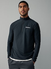 Berghaus Black Quarter Zip Base Sweatshirt - Image 1 of 5