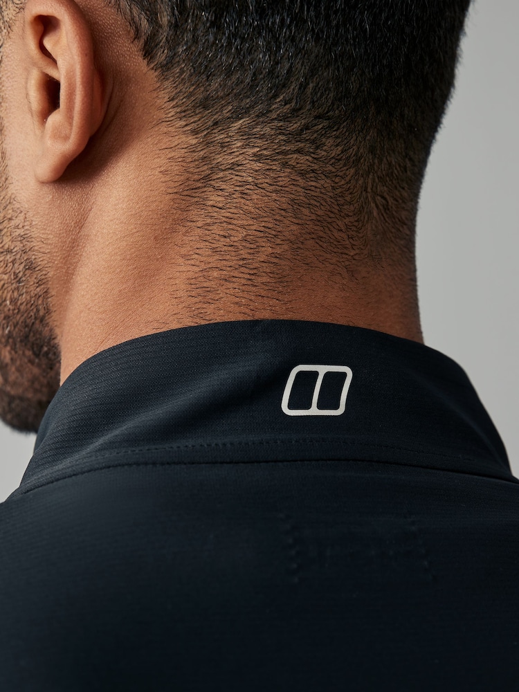 Berghaus Black Quarter Zip Base Sweatshirt - Image 5 of 5