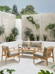 Pacific Grey Malta Outdoor Lounge Seating Set - Image 1 of 5