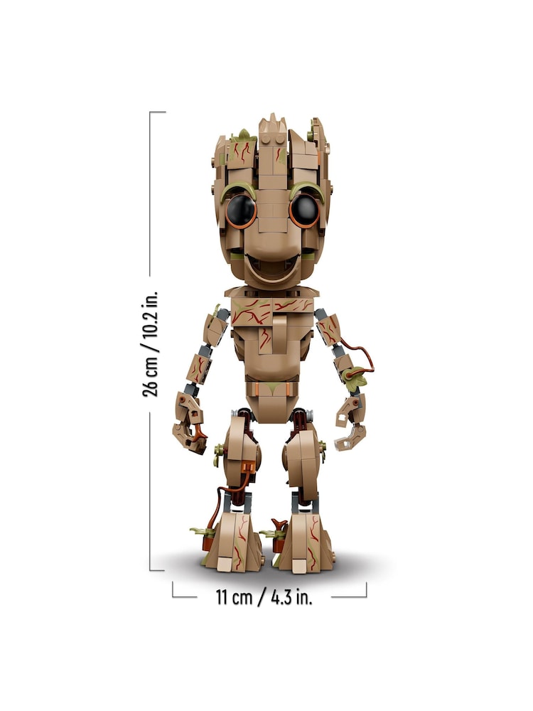 LEGO Marvel I am Groot Set, Baby Groot Buildable Toy 76217 - Image 5 of 8