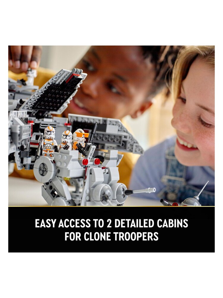 LEGO Star Wars AT-TE Walker Set with Droid Figures 75337 - Image 7 of 10