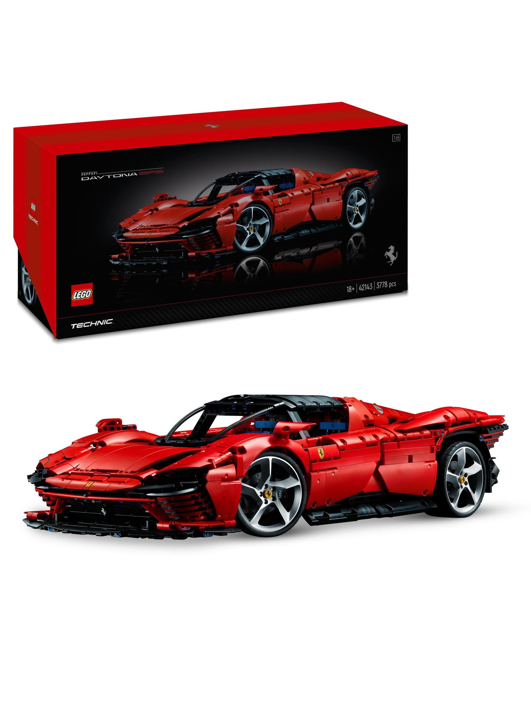 Buy LEGO Technic Ferrari Daytona SP3 Model Race Car Set 42143 from the Next UK online shop