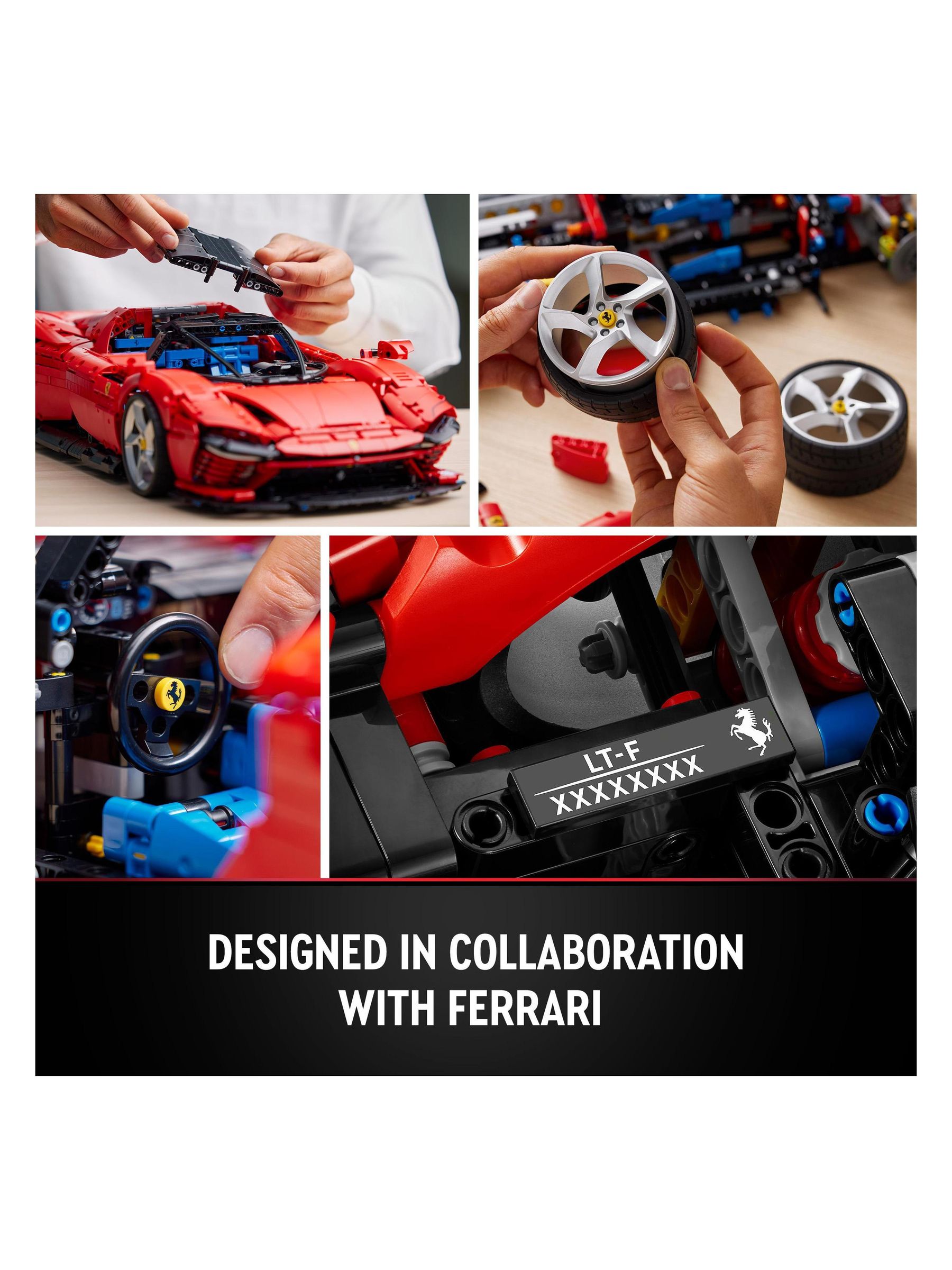 Buy LEGO Technic Ferrari Daytona SP3 Model Race Car Set 42143 from Next Norway