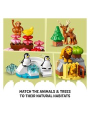 Lego Multi DUPLO Wild Animals of the World Toy Animal Figures - Image 5 of 9