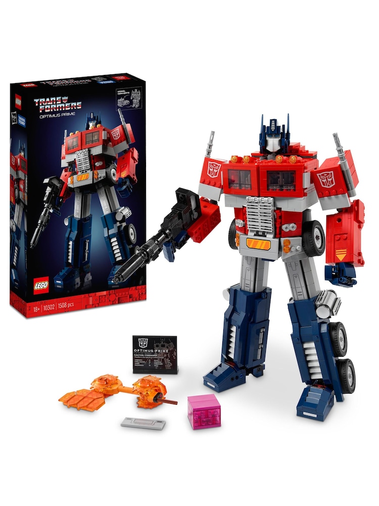 LEGO Icons Optimus Prime, Transformers Robot Model Set 10302 - Image 1 of 9