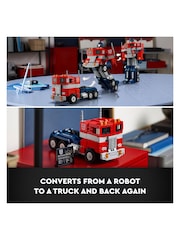 LEGO Icons Optimus Prime, Transformers Robot Model Set 10302 - Image 5 of 9