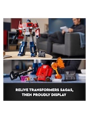LEGO Icons Optimus Prime, Transformers Robot Model Set 10302 - Image 8 of 9