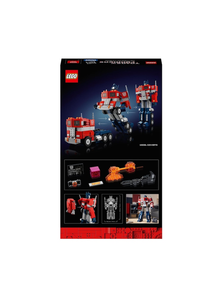 LEGO Icons Optimus Prime, Transformers Robot Model Set 10302 - Image 9 of 9