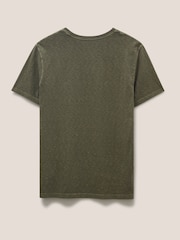 White Stuff Light Green Abersoch 100% Cotton Short Sleeve T-Shirt - Image 9 of 12