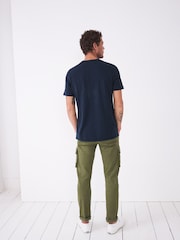 White Stuff Blue Abersoch 100% Cotton Short Sleeve T-Shirt - Image 2 of 6