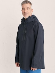 Seasalt Cornwall Blue Mens Porthperran Coat - Image 1 of 5