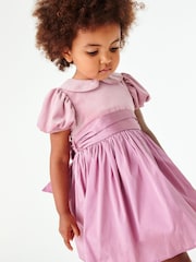 Rose Pink Next Velvet And Taffeta Prom Dress (3mths-8yrs) - Image 1 of 5
