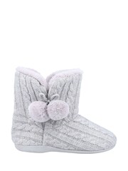 Fleet & Foster Apple Knitted Bootie Slippers - Image 1 of 4