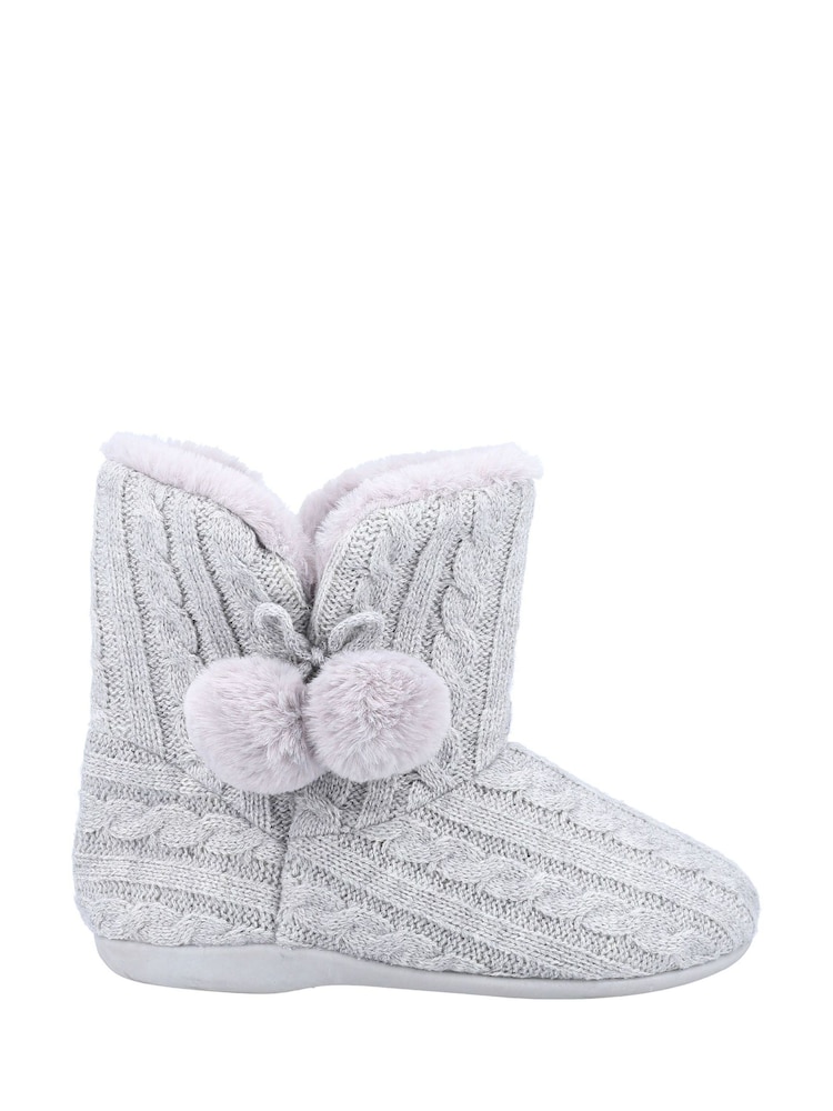 Fleet & Foster Apple Knitted Bootie Slippers - Image 1 of 4
