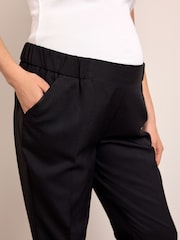 Black Maternity Tapered Trousers - Image 4 of 6