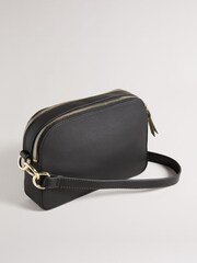 Ted Baker Darcelo Black Branded Webbing Camera Bag - Image 2 of 5