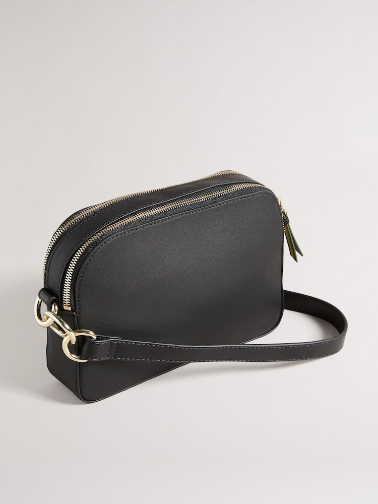 Ted Baker Darcelo Black Branded Webbing Camera Bag - Image 2 of 5