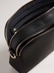 Ted Baker Darcelo Black Branded Webbing Camera Bag - Image 3 of 5