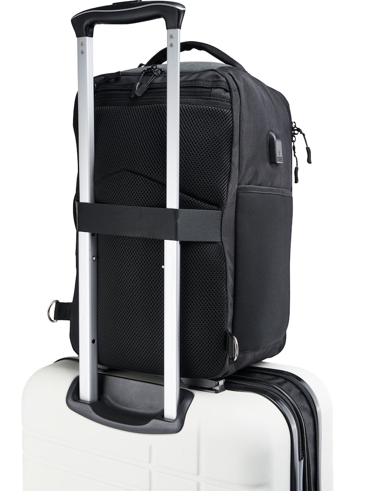 Cabin Max Dark Grey Manhattan Cabin Travel Bag 40x20x25 Shoulder Bag and Backpack - Image 4 of 6