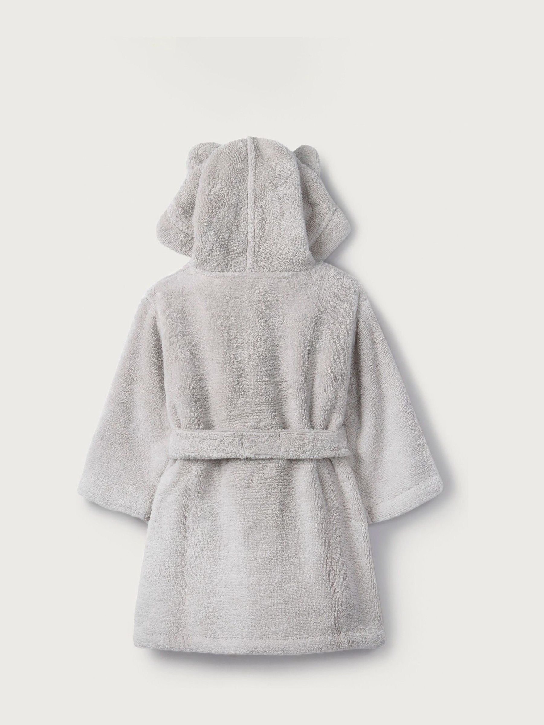 White Baby Robe Buy The White Company Baby Grey 100% Cotton Bear Ears Robe from Next ...