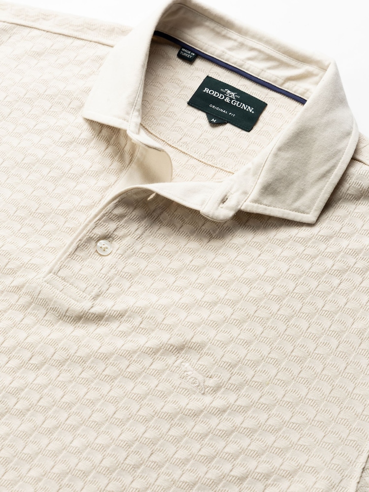 Rodd & Gunn White Huntsbury Polo Shirt - Image 5 of 5