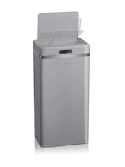 Swan Grey Retro 45L Square Sensor Grey Bin - Image 3 of 5