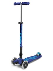 Micro Scooters Navy Blue Maxi Foldable LED Three Wheel Scooter - Image 1 of 6