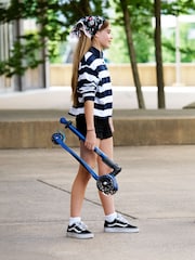 Micro Scooters Navy Blue Maxi Foldable LED Three Wheel Scooter - Image 4 of 6