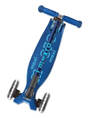 Micro Scooters Navy Blue Maxi Foldable LED Three Wheel Scooter - Image 5 of 6