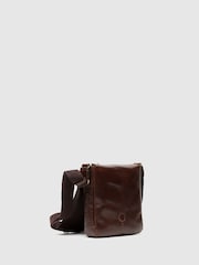 Rodd & Gunn Brown Cambridge Mini Messenger Bag - Image 4 of 5