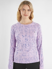 Calvin Klein Golf Purple Pebble Long Sleeve T-Shirt - Image 1 of 10