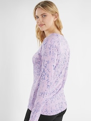 Calvin Klein Golf Purple Pebble Long Sleeve T-Shirt - Image 2 of 10